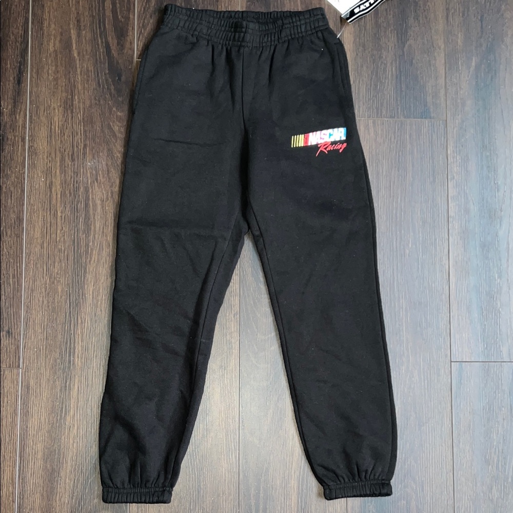 Tillys Nascar Racing Boys Black Sweatpants, Size: Medium